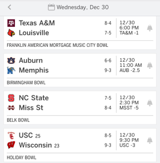 Illustration for article titled Saturday College Football Thread: BOWL Edition